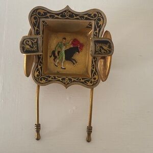 Vintage Brass Matador Ashtray
